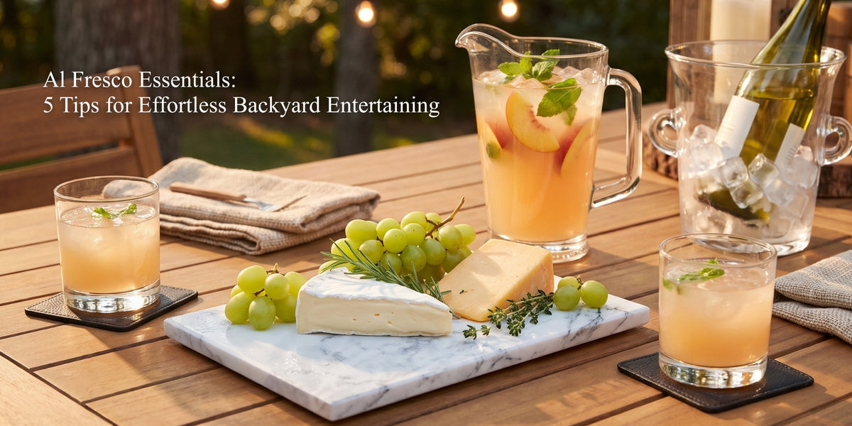 Al Fresco Essentials: 5 Tips for Effortless Backyard Entertaining
