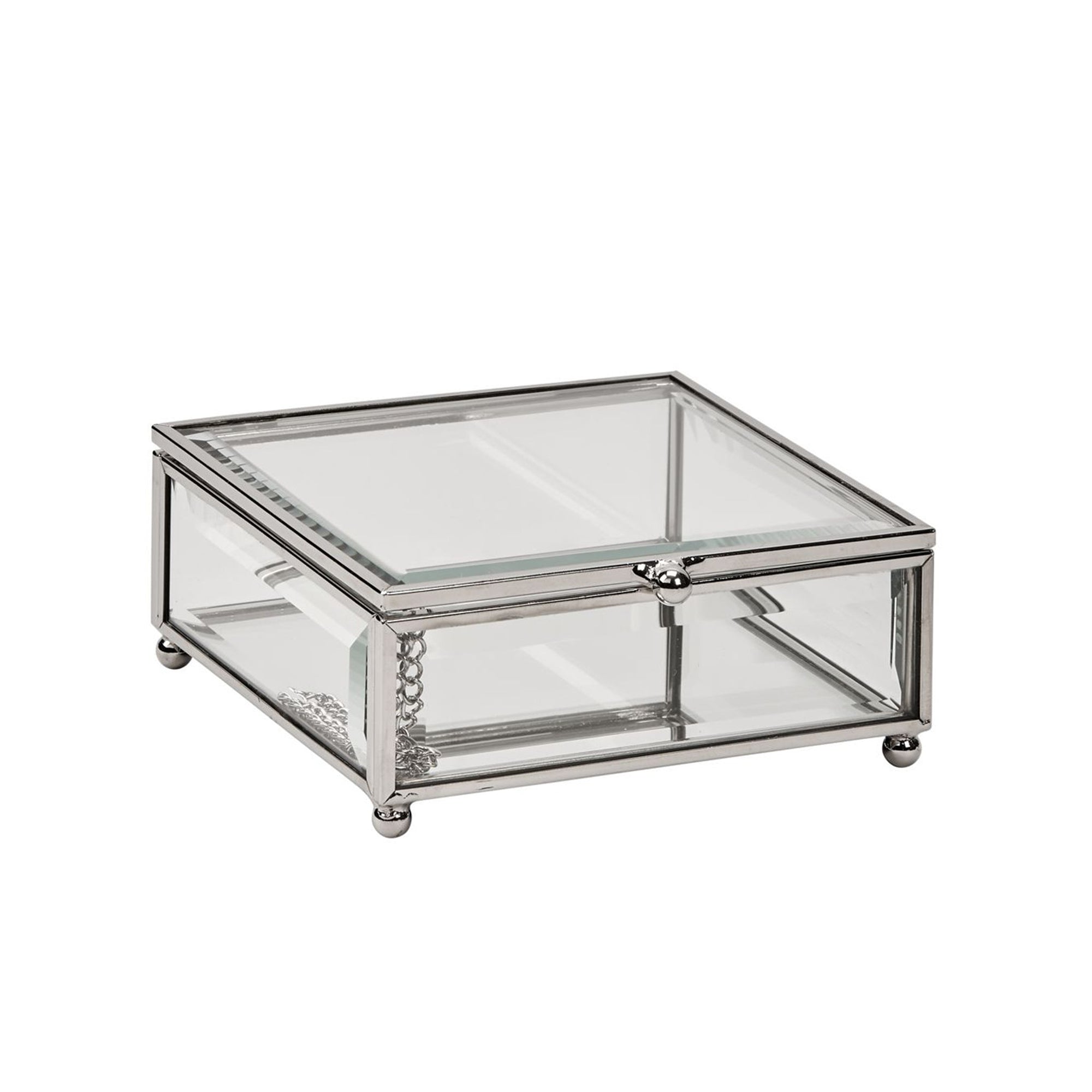 Claro Hinged Glass Box, 4.75"