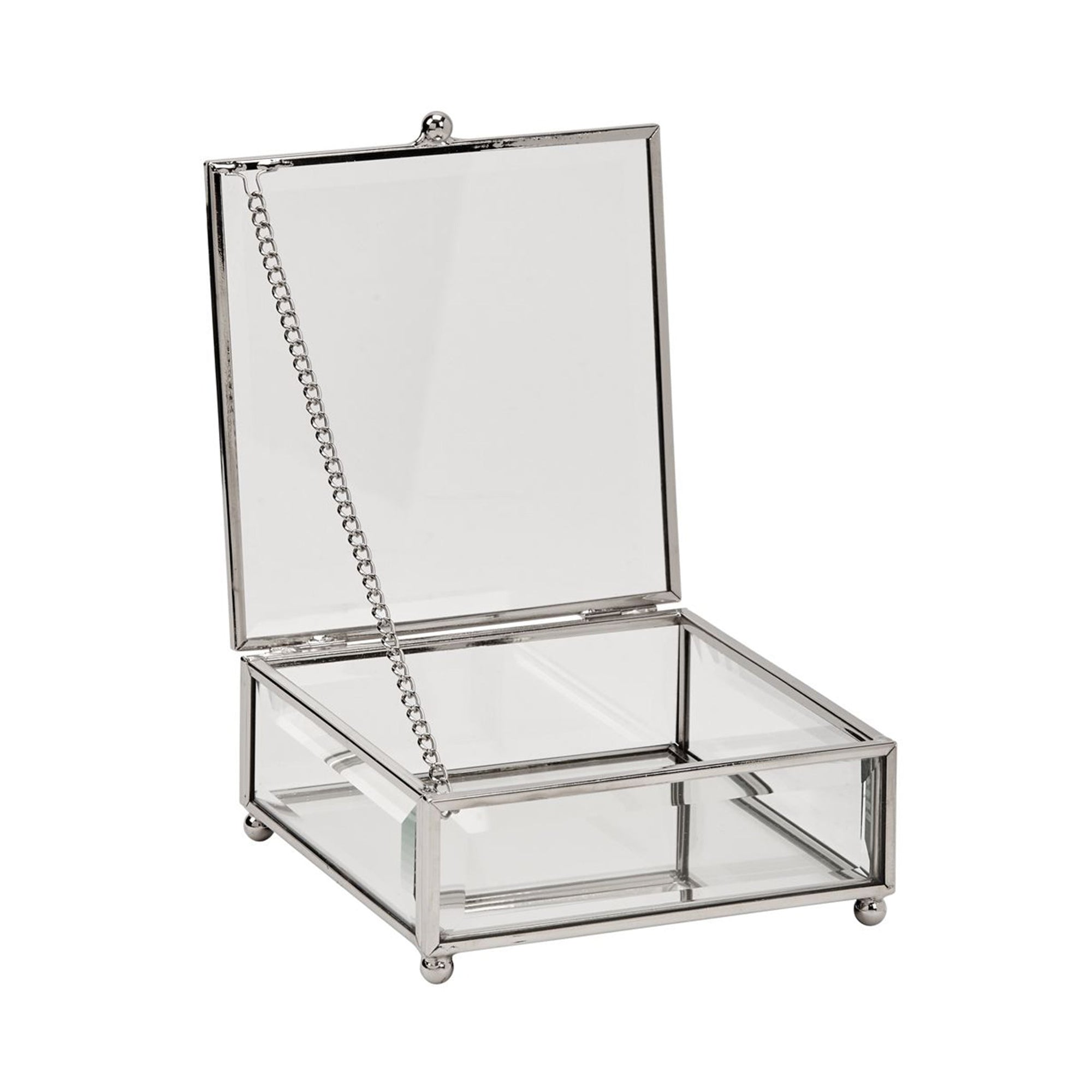 Claro Hinged Glass Box, 4.75"