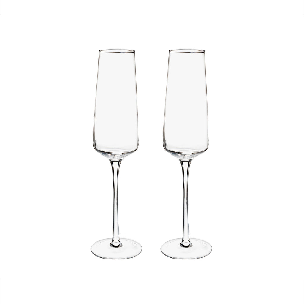 Classic Champagne Flutes Set - 9 oz