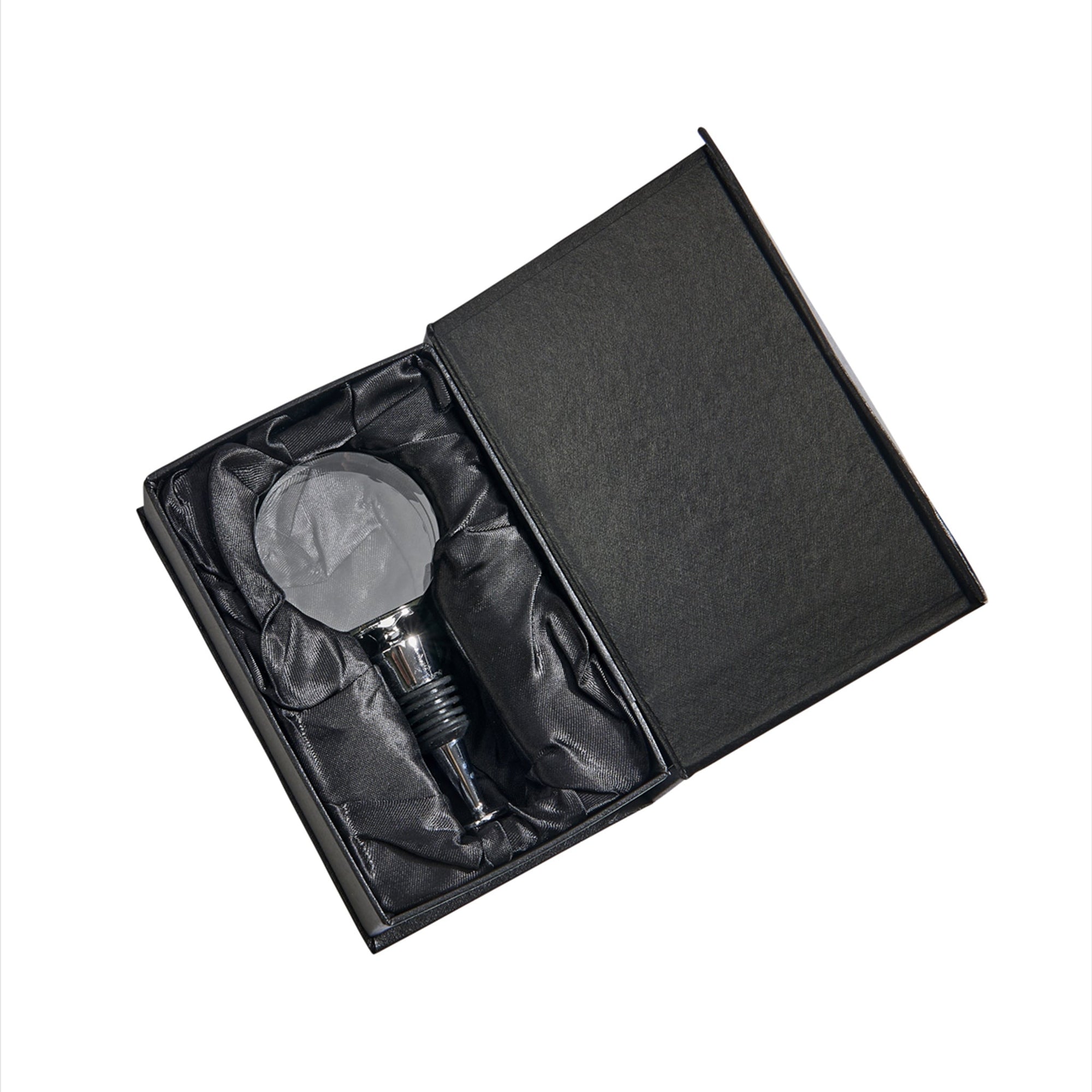 Round Optic Crystal Wine Bottle Stopper