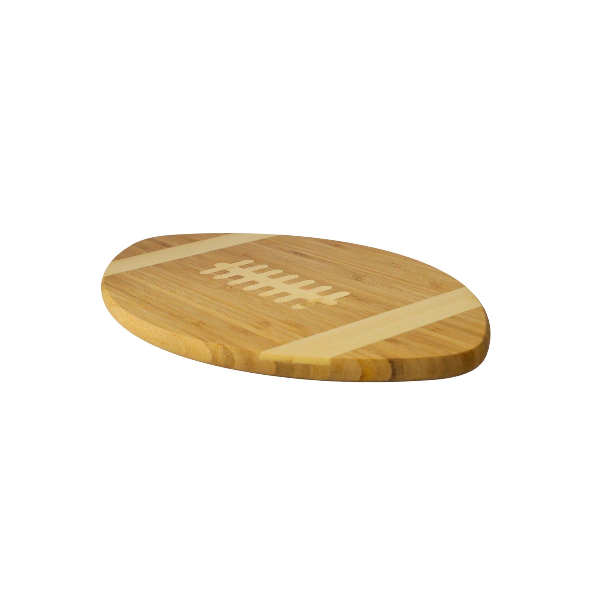 Bamboo Football Cutting Board - 15 x 8.5"