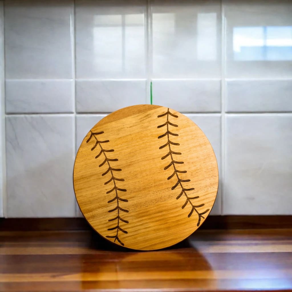 Baseball Wood Board - 13"_1