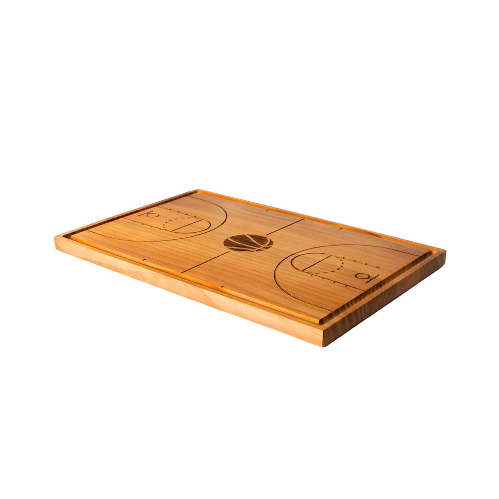 Basketball Court Wood Board - 18" x 12"_1