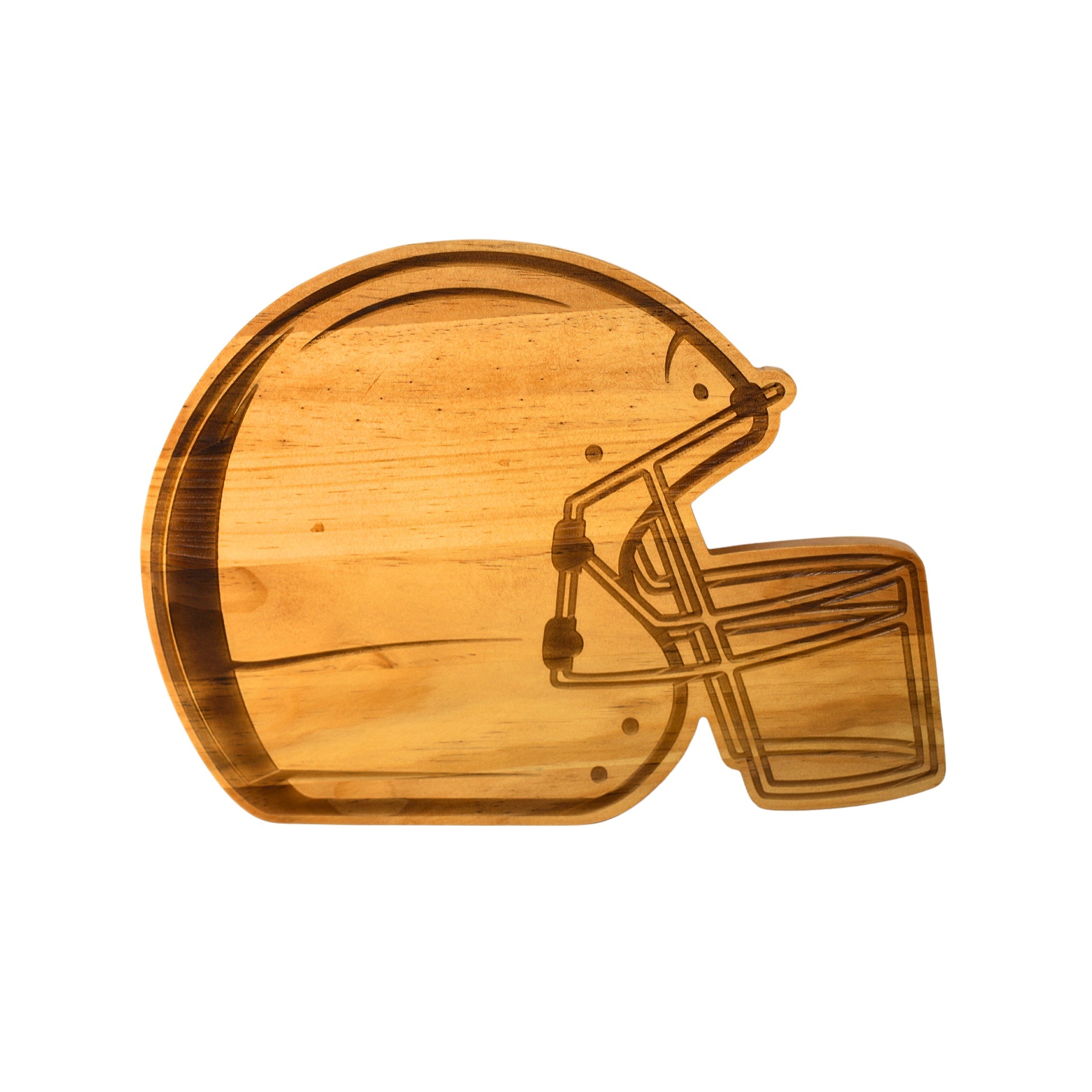 Football Helmet Wood Board - 11" x 15"_1