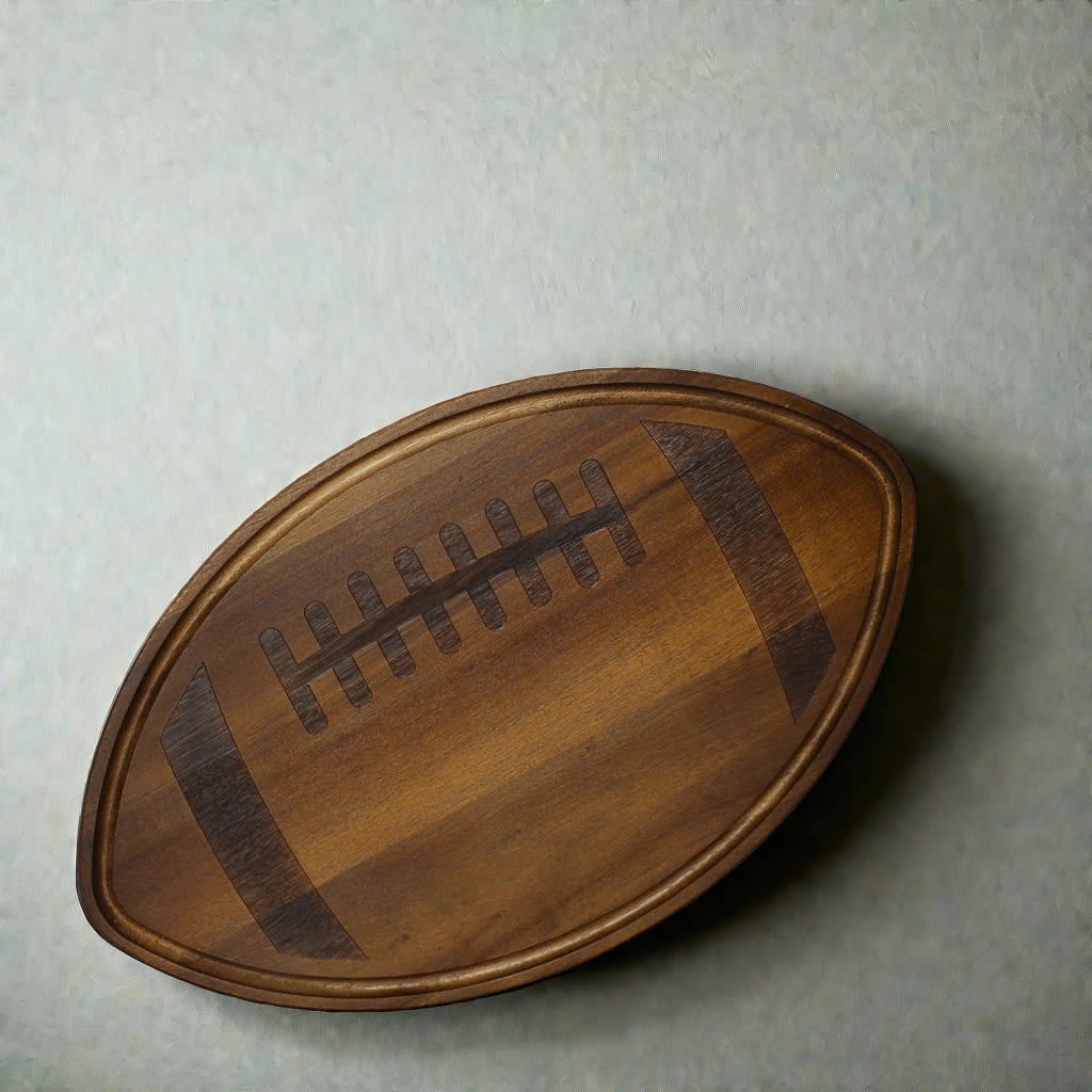 Football Wood Board - 11" x 18"_lifestyle