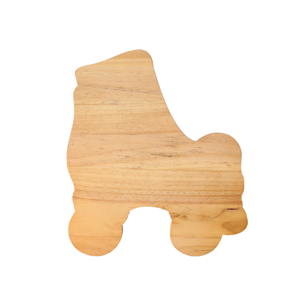 Roller Skate Wood Board - 13" x 15"_back