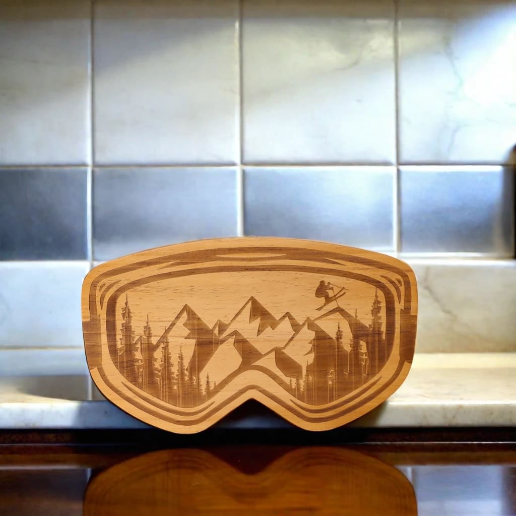 Ski Goggles Wood Board - 15" x 8.75"_lifestyle
