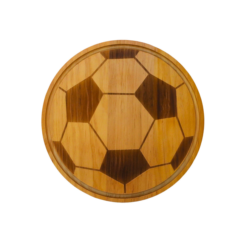 Soccer Ball Wood Board - 13"_1