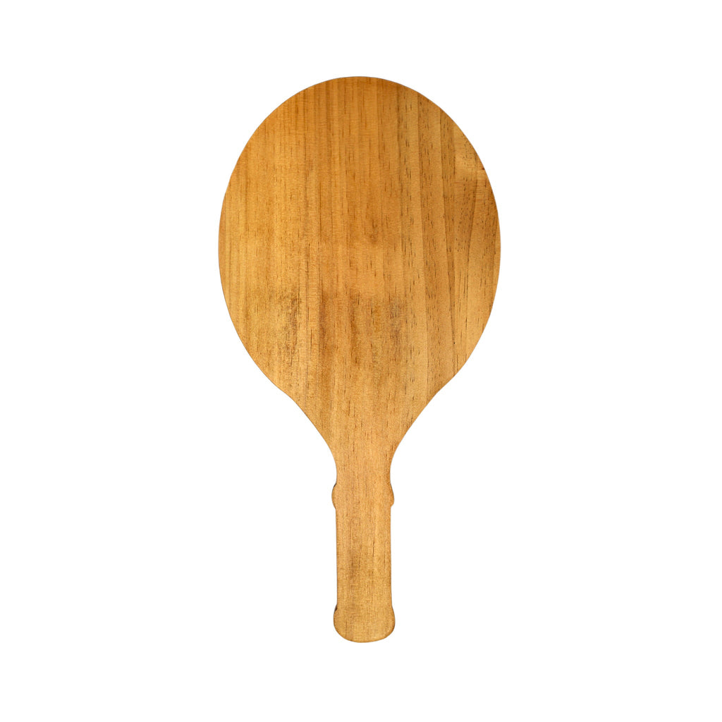Tennis Racket Wood Board - 9" x 18"_back