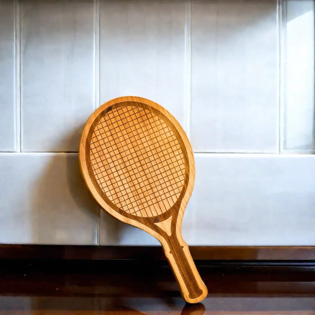 Tennis Racket Wood Board - 9" x 18"_lifestyle2