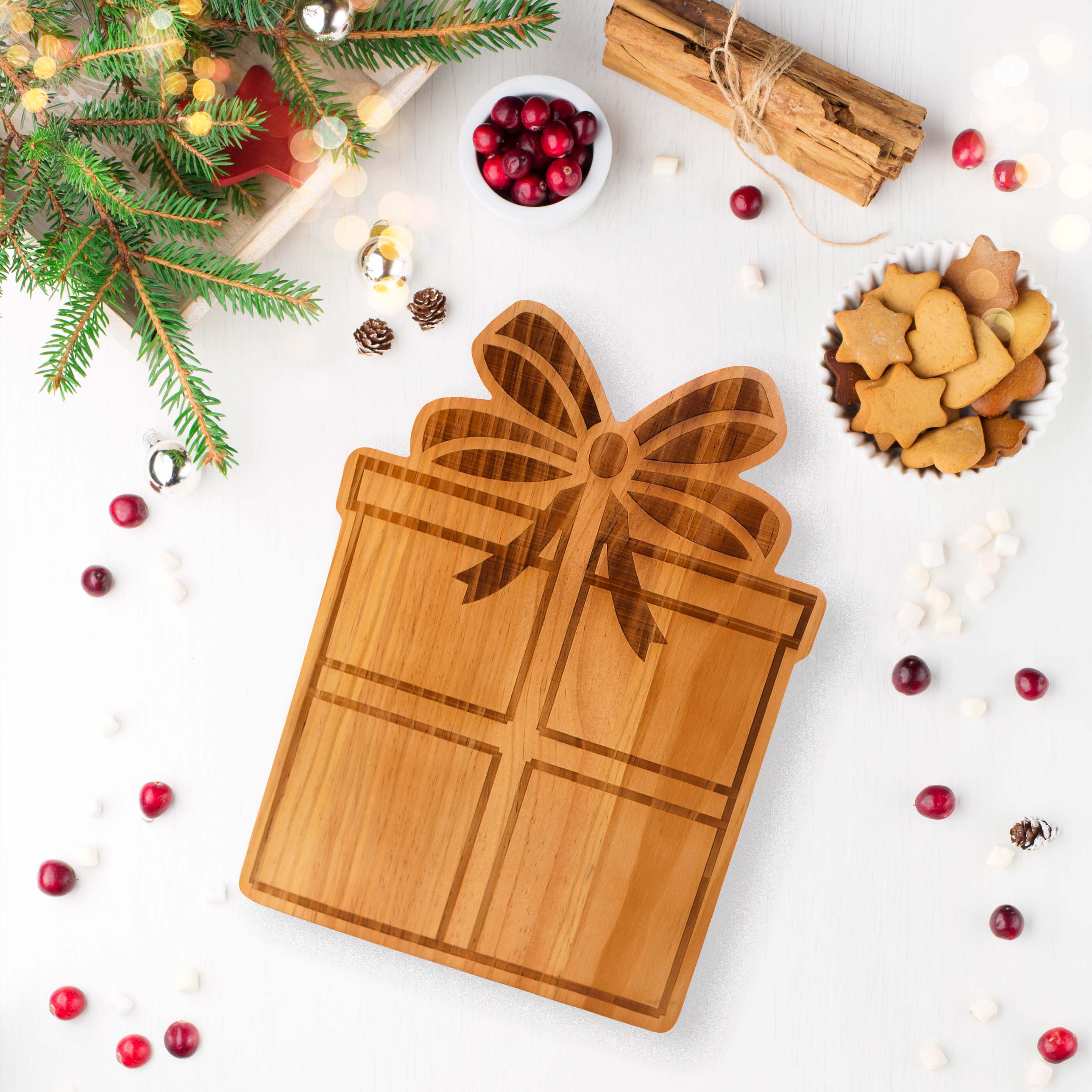 Gift Box Wood Board - 11.25" x 15"_lifestyle