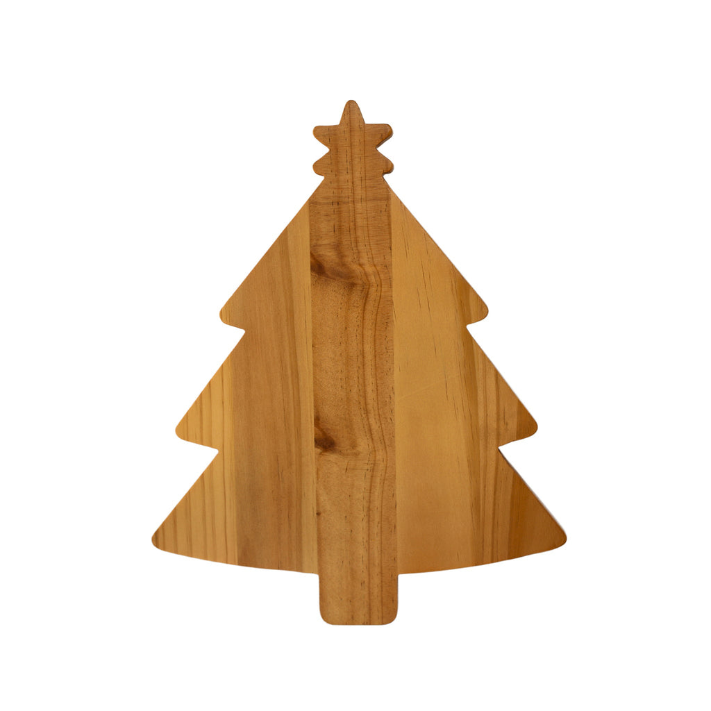 Holiday Tree Pine Wood Board - 12.75" x 16"_back_2