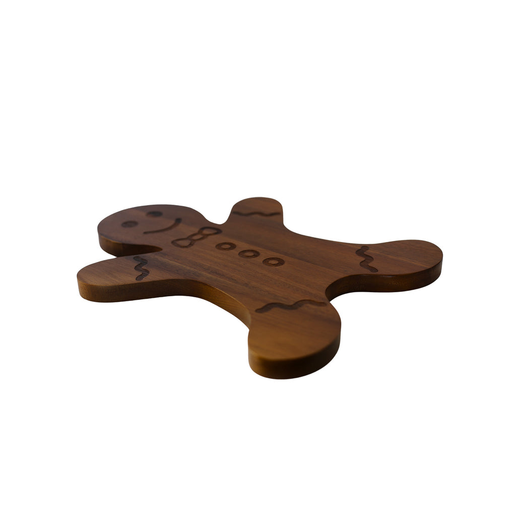 Gingerbread Man Acacia Wood Board - 15" x 11.5"_2