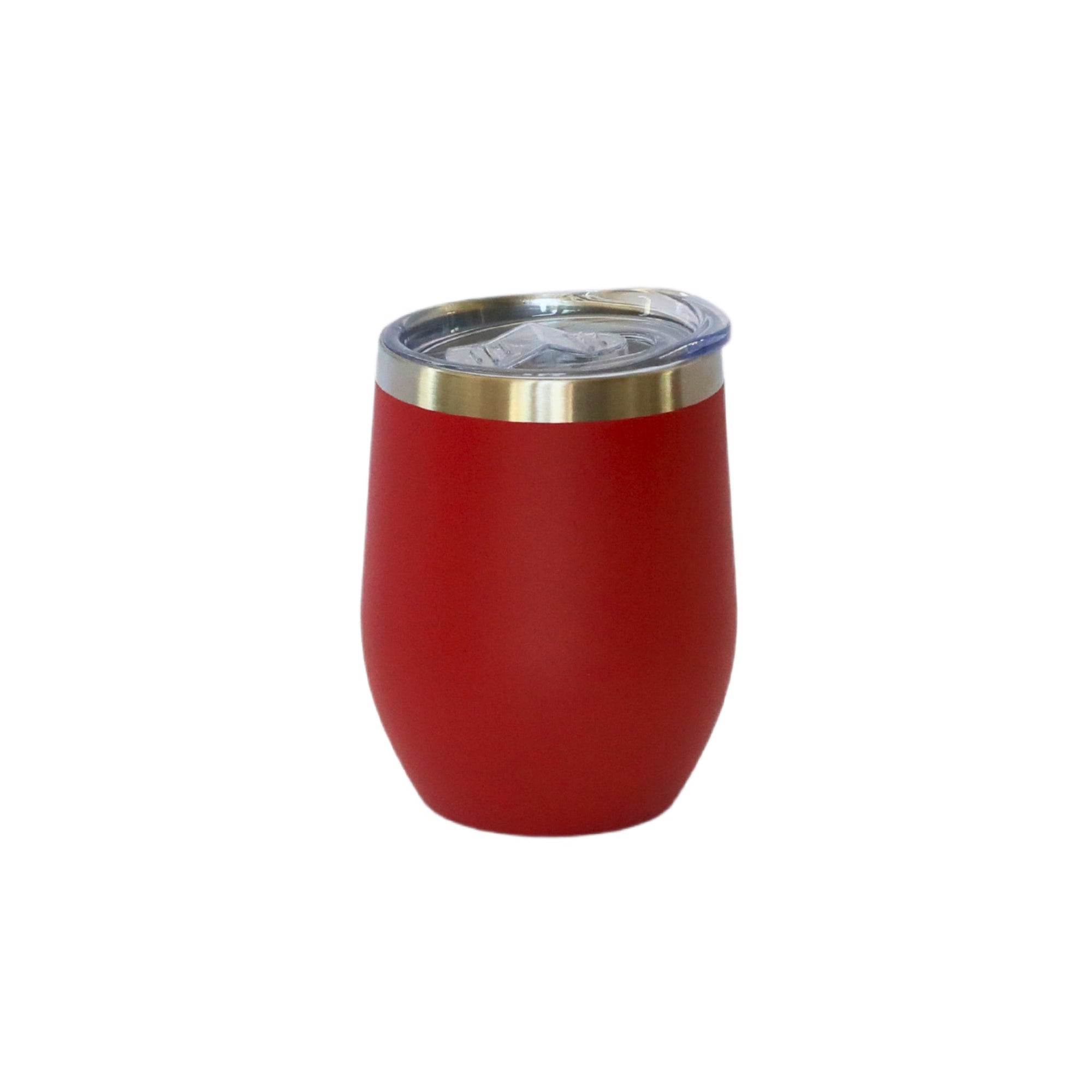 12 Oz Stemless Wine Tumbler - Red