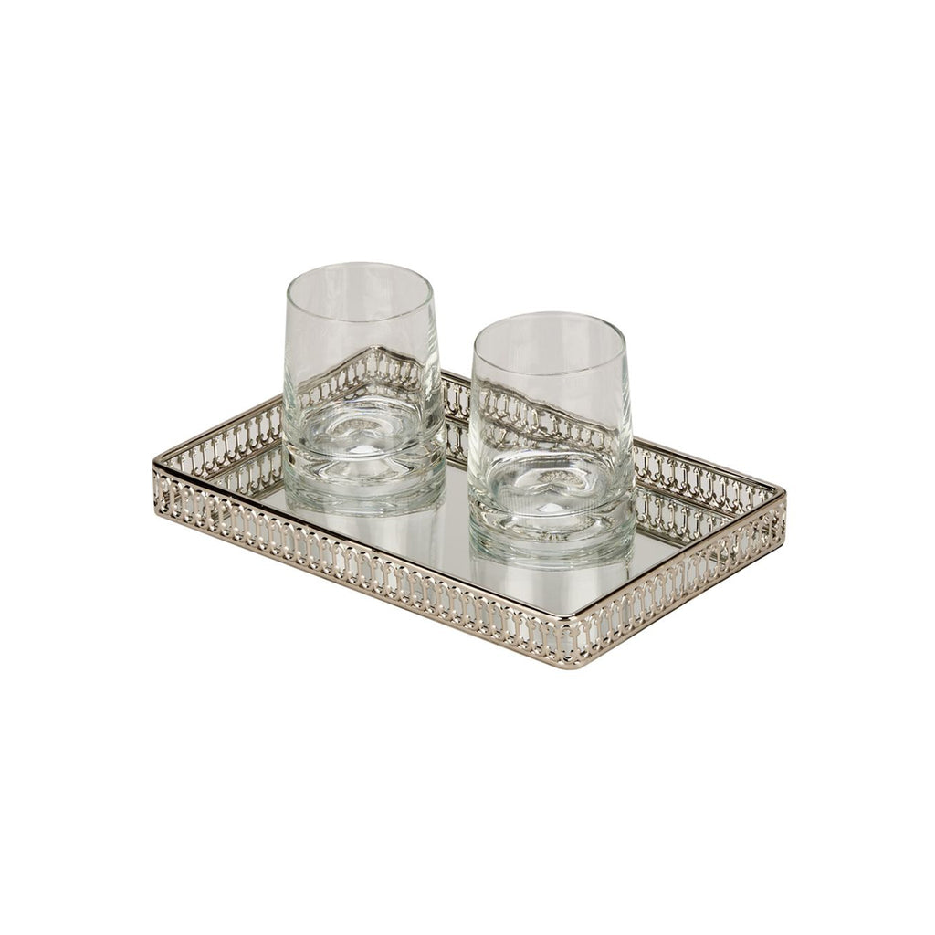 Gallery Tray with Mirror - 11" x 7"