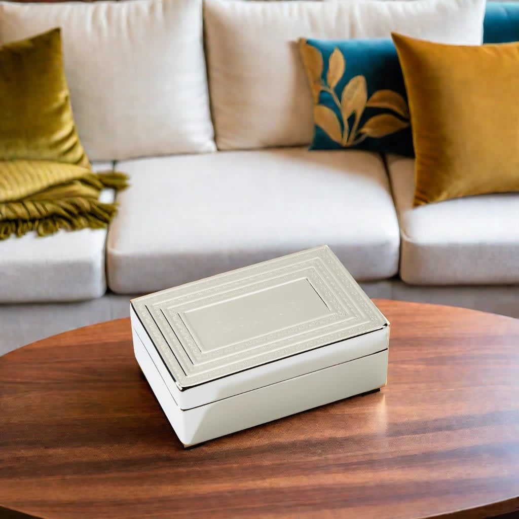 Rect Lift Top Jewelry Box, Np 1.5" X 3" X 4.5"