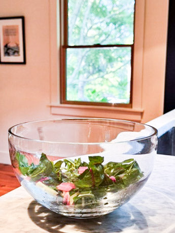Simon Crystal Salad Bowl - 9.75"