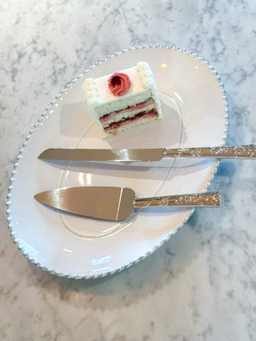 "Love" Cake Knife & Server Set