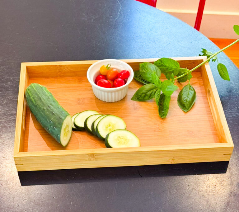 Natural Bamboo Serving Tray
