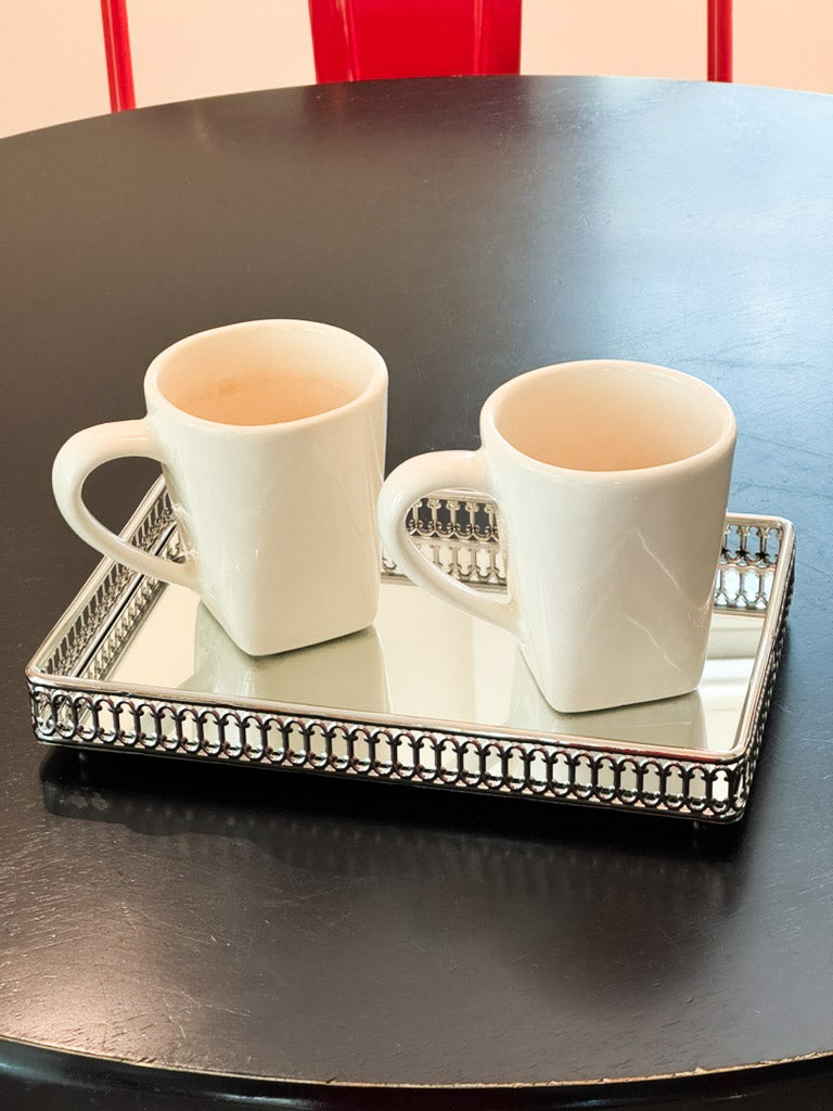 Gallery Tray with Mirror - 11" x 7"