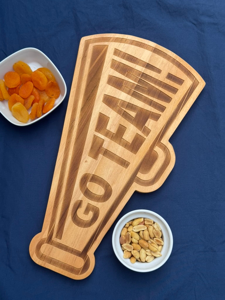 Go Team Megaphone Wood Board - 9.25" x 16"_lifestyle
