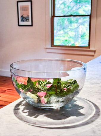 Simon Crystal Salad Bowl - 9.75"