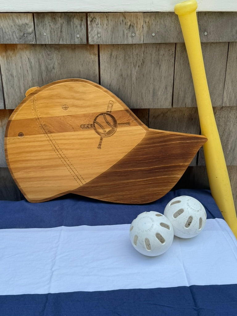 Baseball Cap Wood Board - 16" x 10.5"