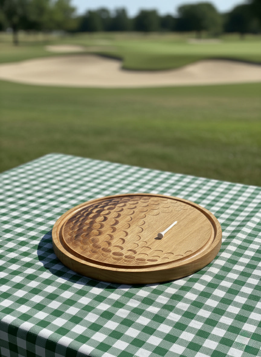Golf Ball Wood Board - 13"